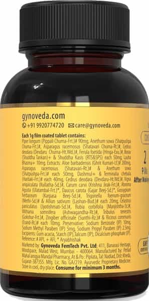 Gynoveda's Tula For Irregular Periods - 120 Pills For 1 Month