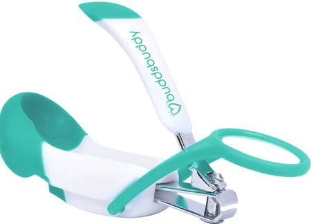Buddsbuddy Premium Baby Nail Clipper With Magnifying Glass Green Bb5023