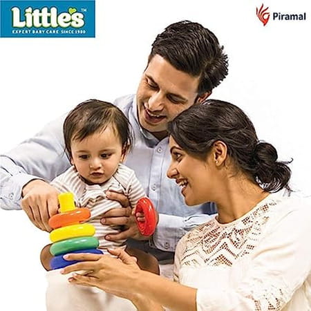 Littles Junior Ring & Littles Activity And Learning Ball (Multicolor)