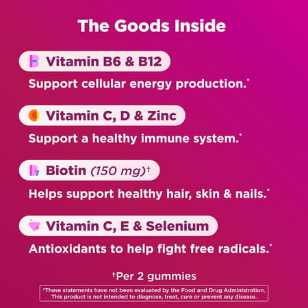 Olly | Women'S Multi | Blissful Berry | 90 Gummies