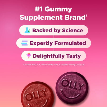 Olly | Women'S Multi | Blissful Berry | 90 Gummies