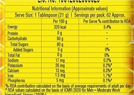 Dabur Honey Sugar Free - 1.3 Kg(Super Saver Pack)