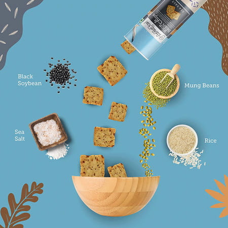 The Harvest Bowl Rice & Bean Chips - Sea Salt - - - Baked Chips/Snacks - 120 Gm