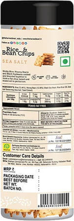 The Harvest Bowl Rice & Bean Chips - Sea Salt - - - Baked Chips/Snacks - 120 Gm