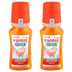 Vantej Mouthwash Aqua For Sensitive Teeth 100ml (pack Of 2)