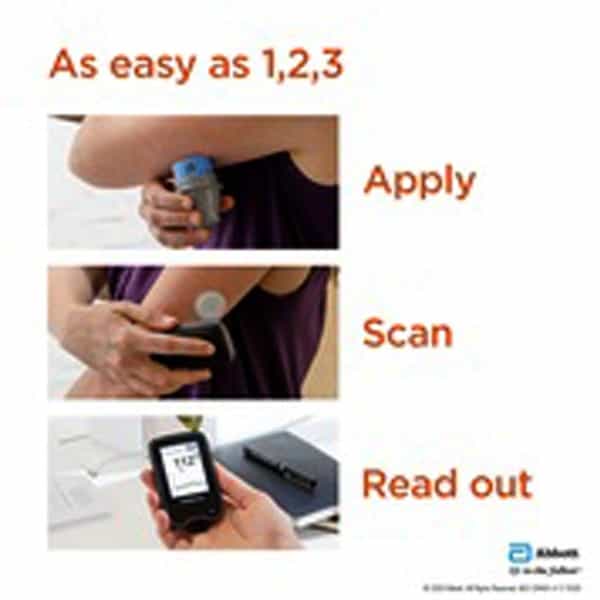 Freestyle Libre Flash | Reader & Sensor | Glucose Monitoring System 1 Unit
