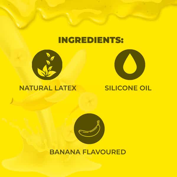 Nottyboy Sixtynine Extra Thin Banana Flavour Condoms For Men Pack Of 30