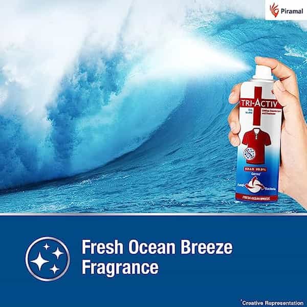Tri-Activ Disinfectant Spray For Multi-Surfaces - 230 Ml (Pack Of 4)