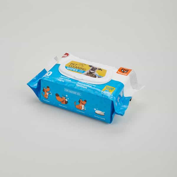 Fofos Pet Cleaning Wipes Unscented - 80Pcs