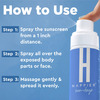 Happier Sunscreen Spray Spf 50 Pa++++ | Hydrating Sunscreen Spray For Face & Body