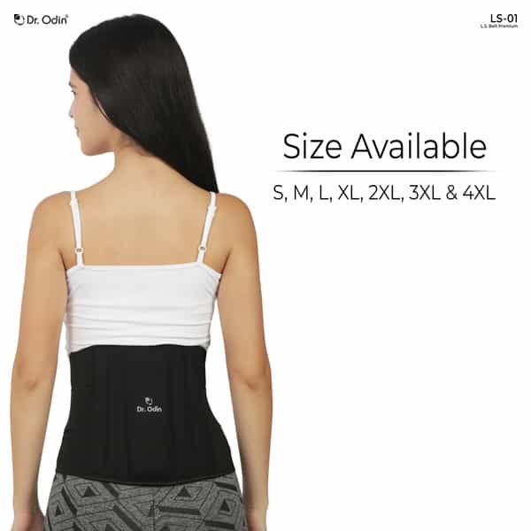 Dr. Odin Ls01 Lumbo Sacral Belt | Back Support For Lumbar Spine | Pain Relief | Unisex (Medium)