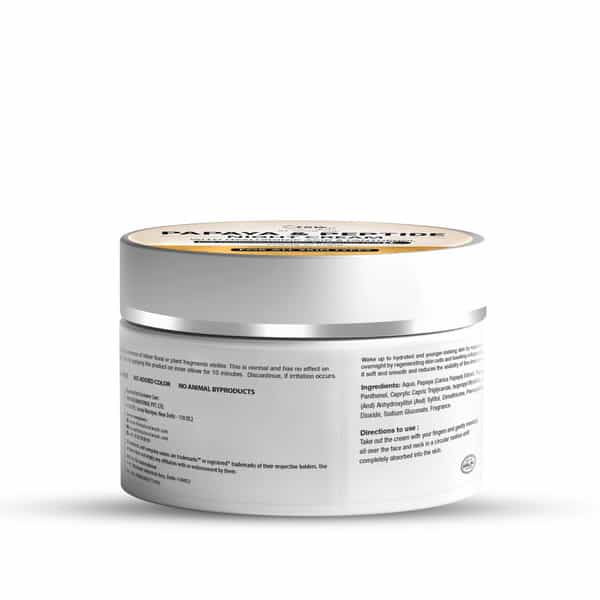 Tnw The Natural Wash Papaya & Peptide Night Cream For Healthy Skin | Repairs Skin Overnight