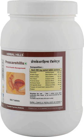 Herbal Hills Proscarehills 900 Tab (Pack Of 4) Prostate Supplement For Men For Urination Regularity