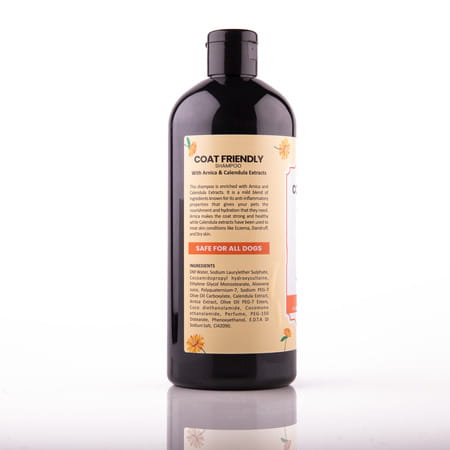 Bakson Veterinary Coat Friendly Shampoo Paraben Free With Arnica & Calendula Extract For Dogs 500 Ml