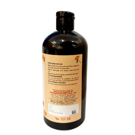 Bakson Veterinary Coat Friendly Shampoo Paraben Free With Arnica & Calendula Extract For Dogs 500 Ml