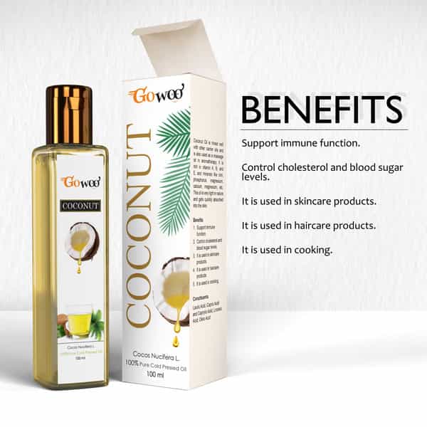 Pack Of 2 Neroli Essential Oil & Coconut Carrier Oil - 100% Pure & Natural Oil For Aromatherapy