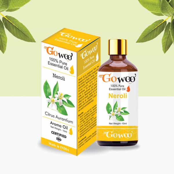 Pack Of 2 Neroli Essential Oil & Coconut Carrier Oil - 100% Pure & Natural Oil For Aromatherapy