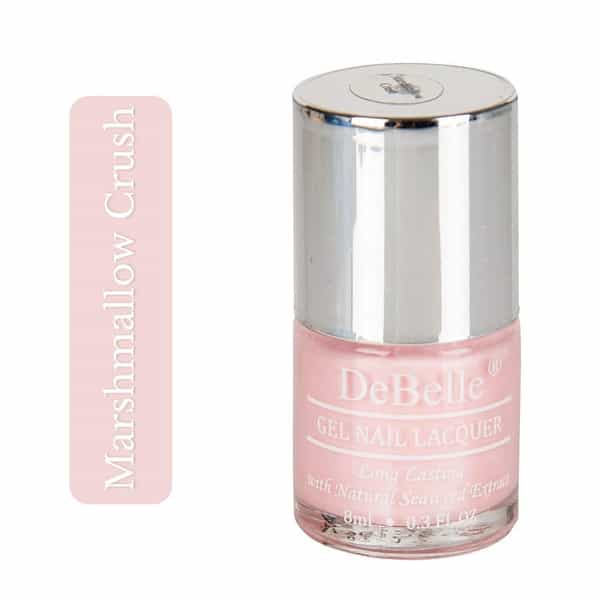 Debelle Gel Nail Polish Gift Set Of 2 Marshmallow Crush Chrome -16 Ml (8Ml Each)