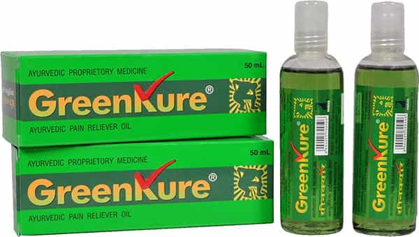 Greenkure Pain Relief Ayurvedic Oil 50 Ml Combo Pack Of 2