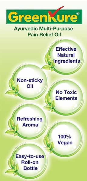 Greenkure Pain Relief Ayurvedic Oil 50 Ml Combo Pack Of 2