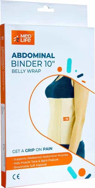 Medlife Abdominal Binder 10 Size Xxl 1
