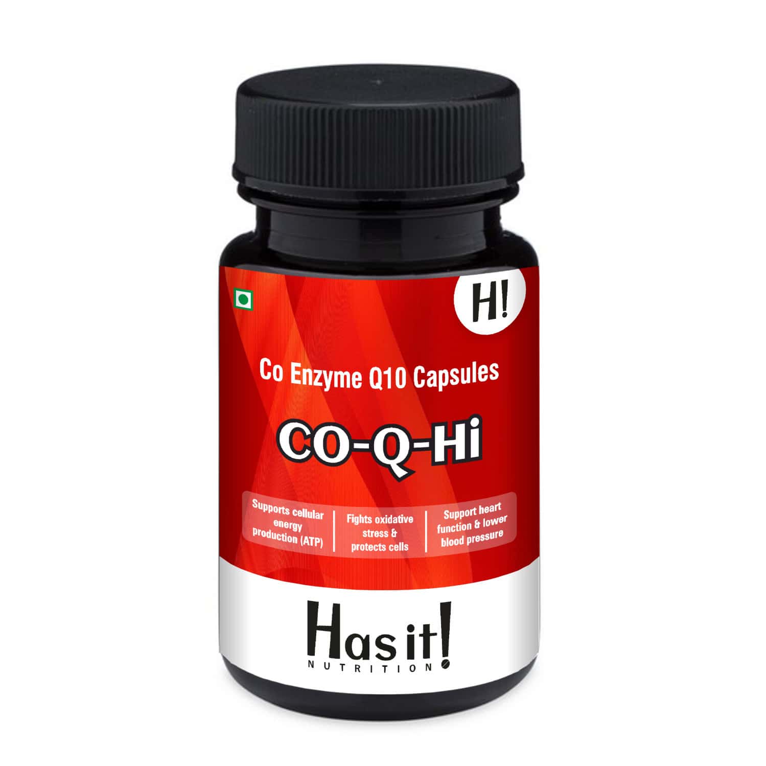 Has It Co-Q-Hi | Co-Q 10 Veg Capsule | 100mg | Pack Of 60 Capsules