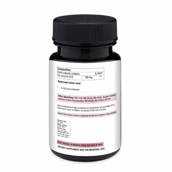 Has It Co-Q-Hi | Co-Q 10 Veg Capsule | 100Mg | Pack Of 60 Capsules