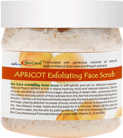 Gemblue Biocare Apricot Exfoliating Face Scrub 500ml