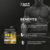 Healthvit Fitness Pre - Workout Explosive Energy Advance Formula Powder - Orange Flavour - 300Gm
