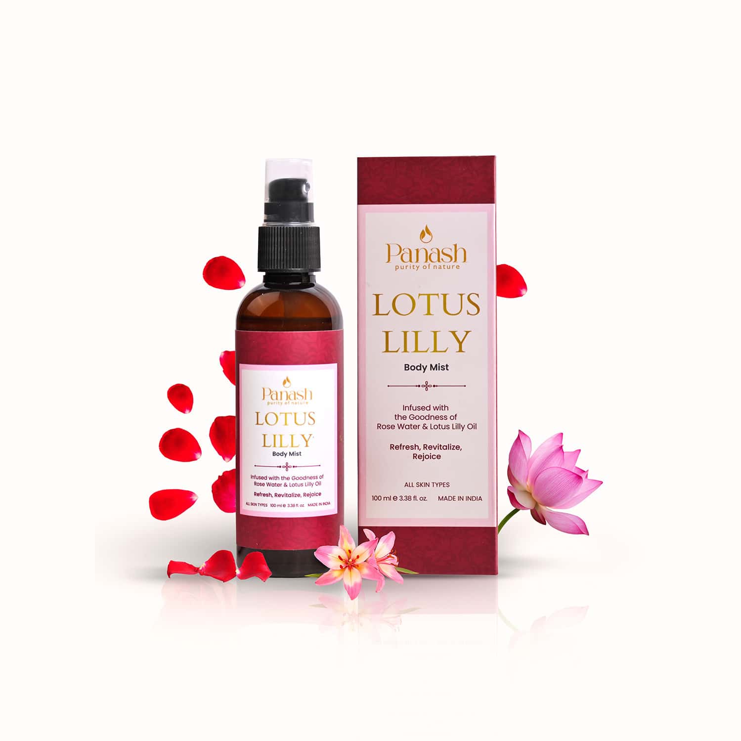 Panash Lotus Lilly Body Mist 100 Ml
