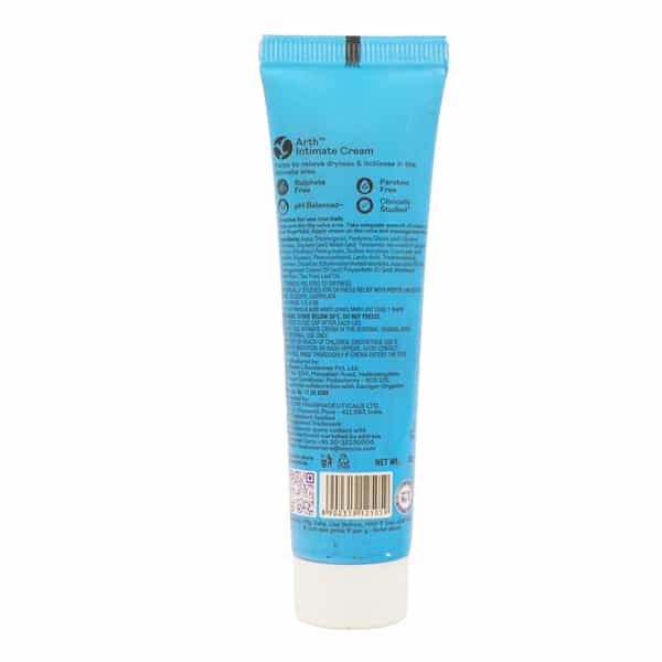 Arth Intimate Cream Daily Soothing Moisturizer For Vulva Dryness Itchiness For Women 30Gm