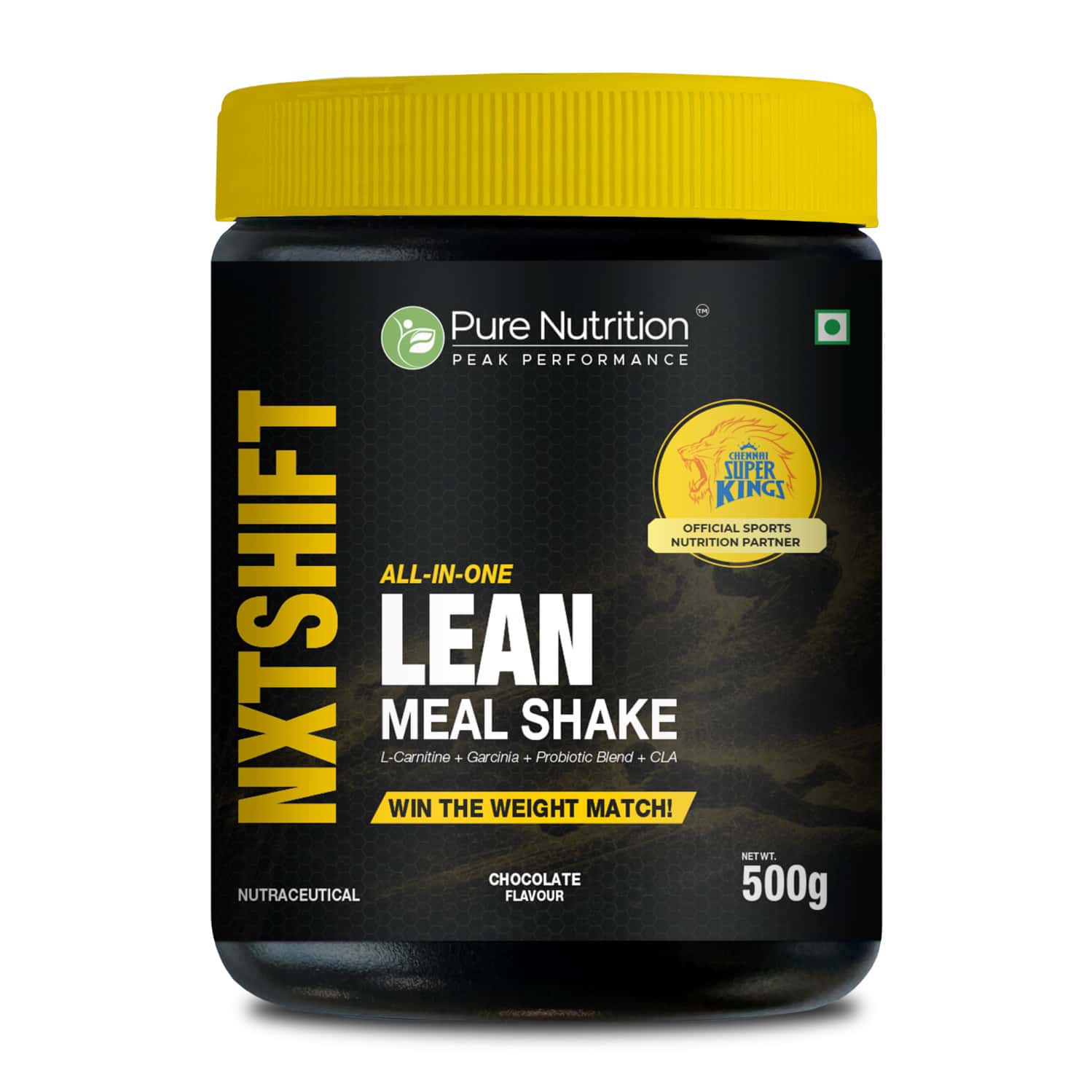 Pure Nutrition Nxtshift Lean Meal Shake | Chocolate | Plant Protein Weight Support 500 Gm