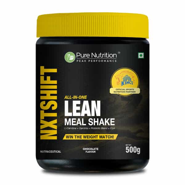 Pure Nutrition Nxtshift Lean Meal Shake | Chocolate | Plant Protein Weight Support 500 Gm