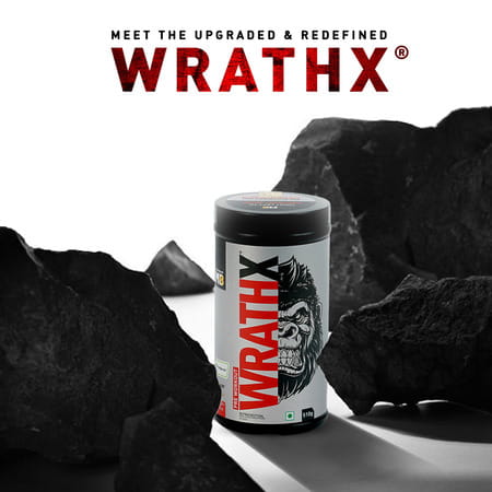 Muscleblaze Pre Workout Wrathx With Creapure ? | Nitroblaze & Bioperine (Fruit Fury | 510 G)