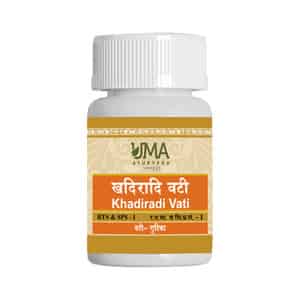 Uma Ayurveda Khadaradi Vati Ayurvedic Tablets 40 Tab