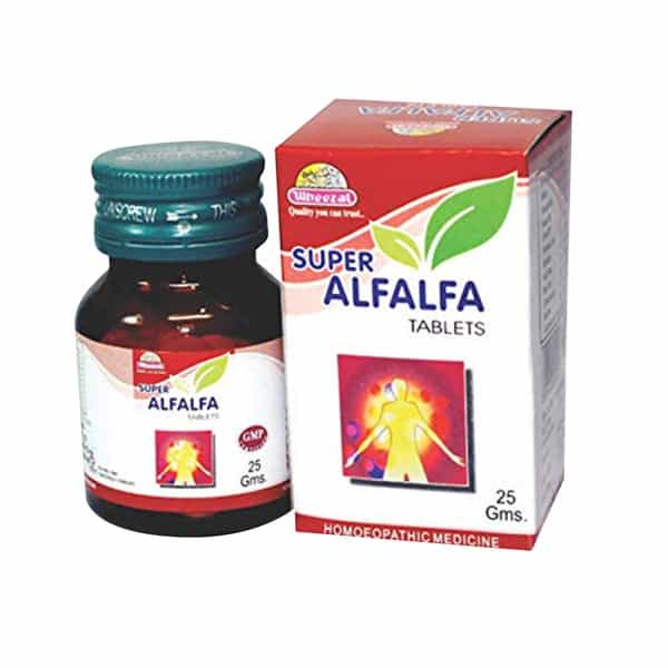 Wheezal Super Alfalfa Tablet 25 Gm