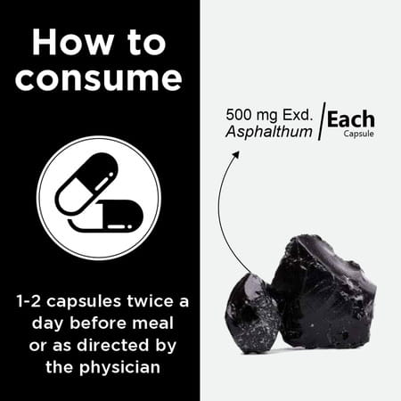 Uma Ayurveda Shilajit Capsule Ayurvedic Capsules 60 Caps