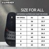 Liveasy Ortho Care Acupressure Slippers - Women (Black) Size 6