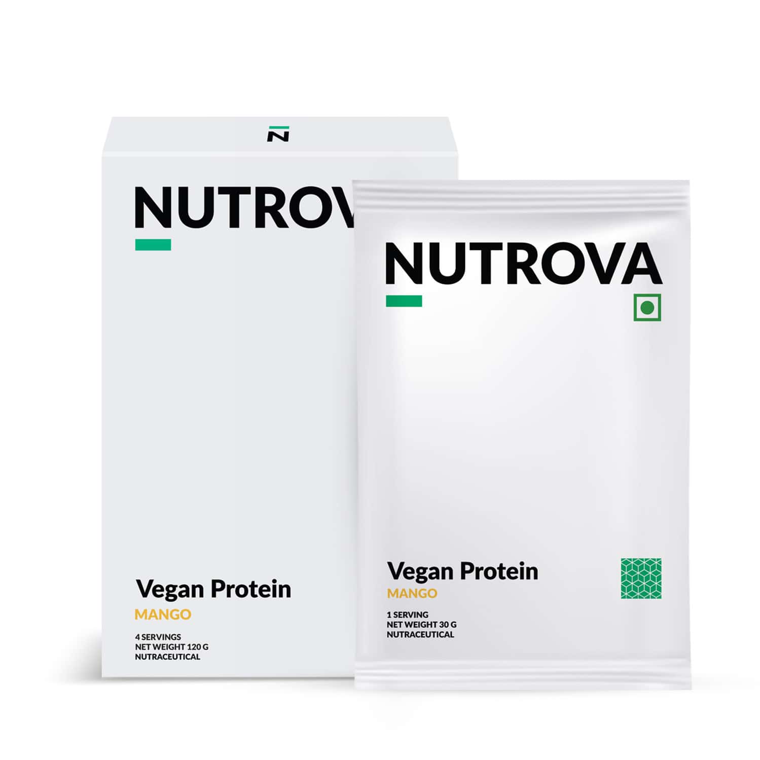 Nutrova Vegan Protein (Mango) - Travel Pack