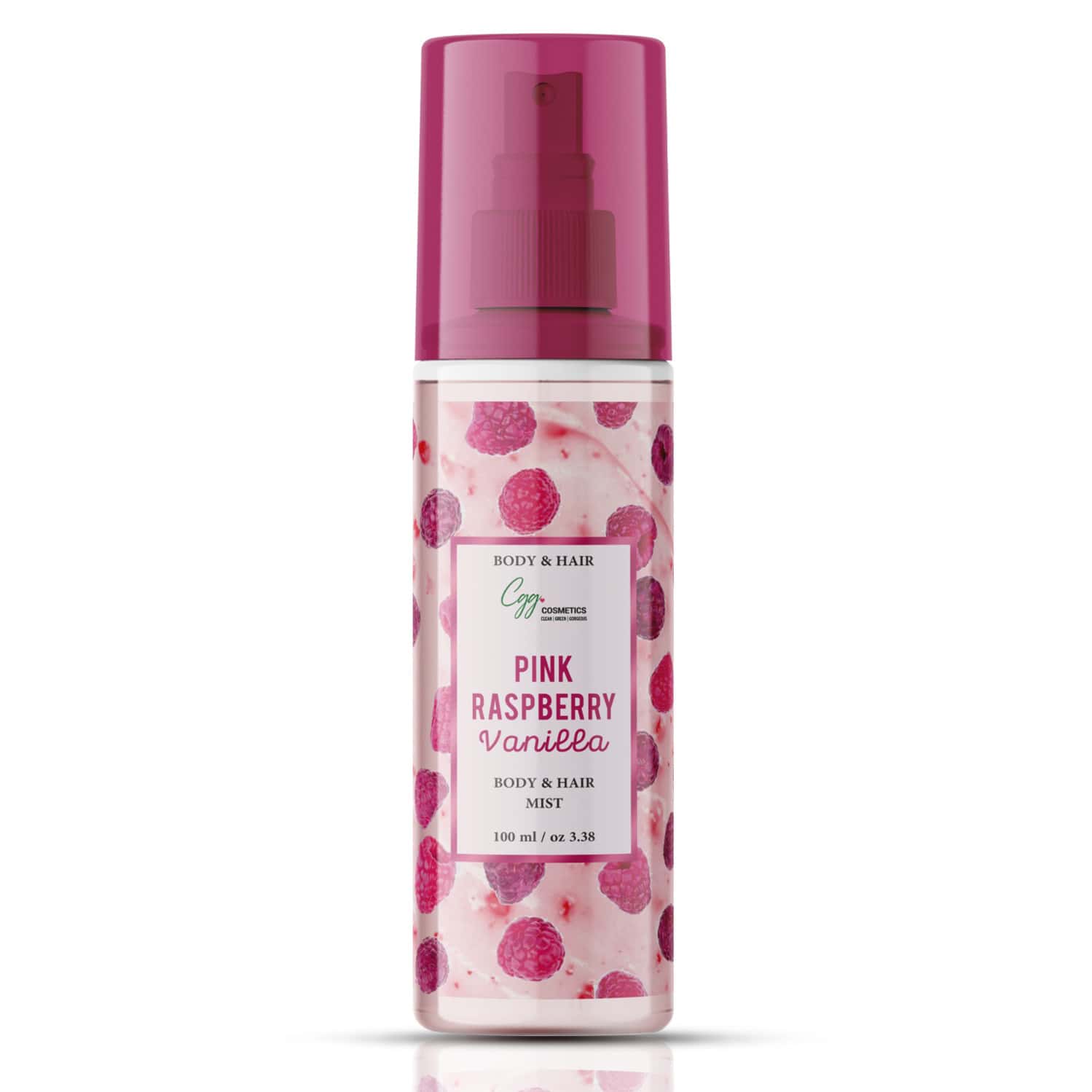 Cgg Cosmetics Pink Rasbeaary Vanilla Body & Hair Mist 100 Ml