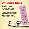 Gynoveda For Pcos Pcod Delayed Irregular Periods Unusual Weight Gain 1Month Pack 2Bottle*240 Tablets