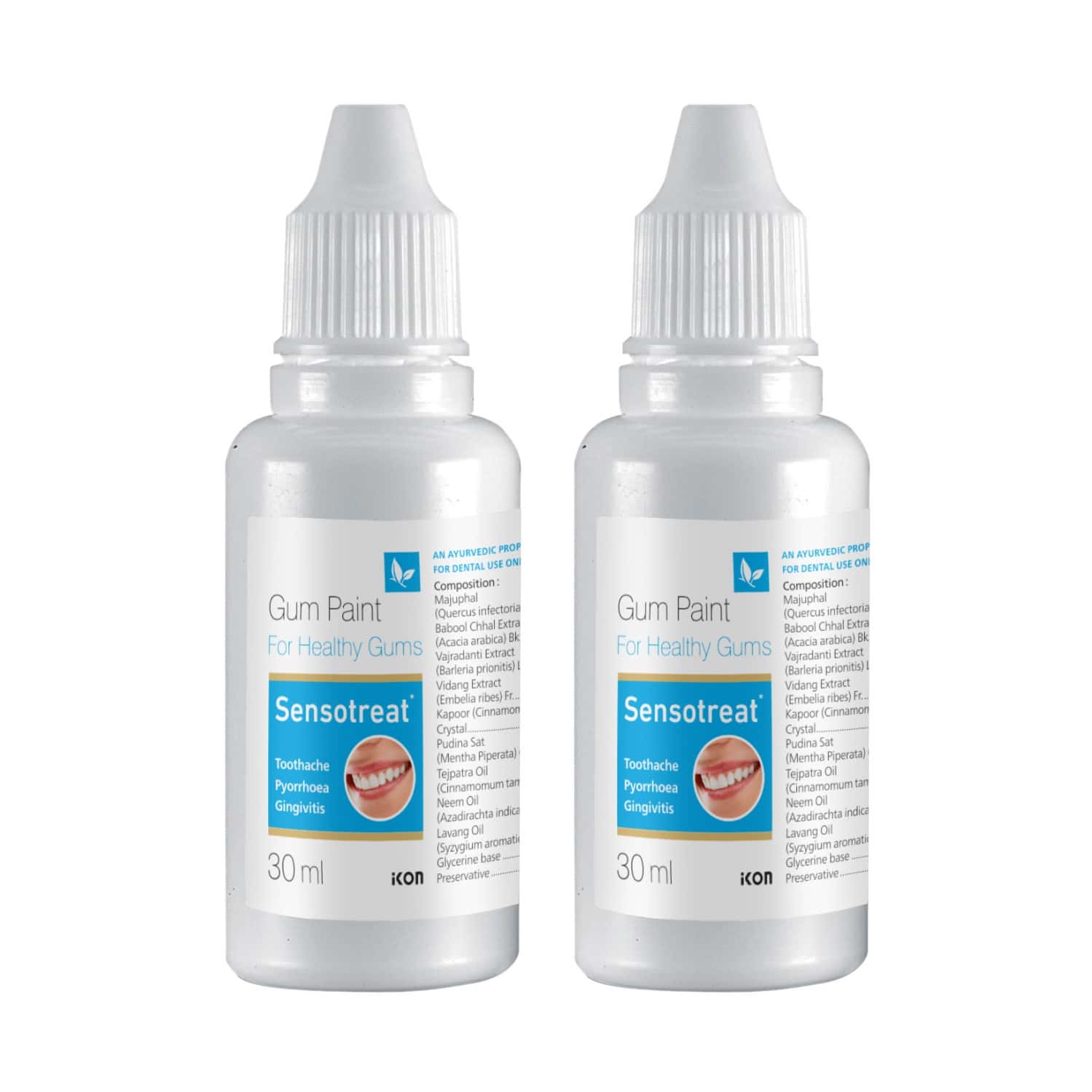 Sensotreat Gum Paint For Relief From Gum Pain Sensitivity & Irritation 30 Ml (pack Of 2)