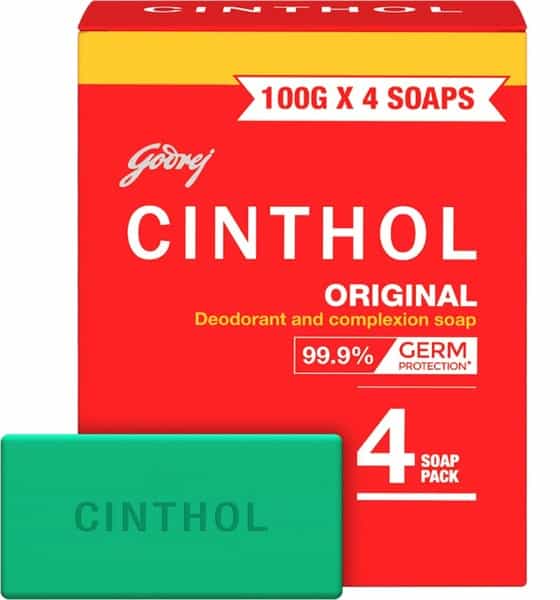 Cinthol Original Soap 100G - Pack Of 4