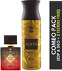 Ajmal Amber Magic Eau De Parfum 100Ml Perfume For Men And Aurum Femme Deodorant 200Ml For Women