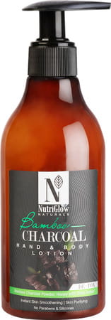 Nutriglow Natural's Bamboo & Charcoal Hand & Body Lotion |skin Purifying 300ml