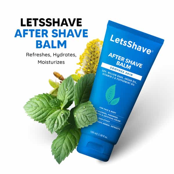 Letsshave After Shave Balm - Agran & Willow Bark Extract Enriched - 100 Ml
