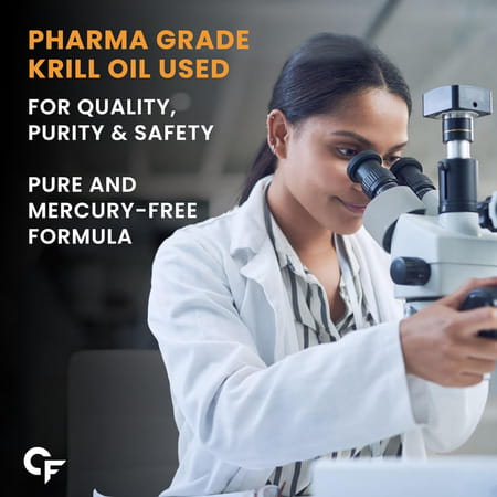 Carbamide Forte Antarctic Krill Oil| For Heart | Brain | Joint | Eye & Skin - 30 Softgel