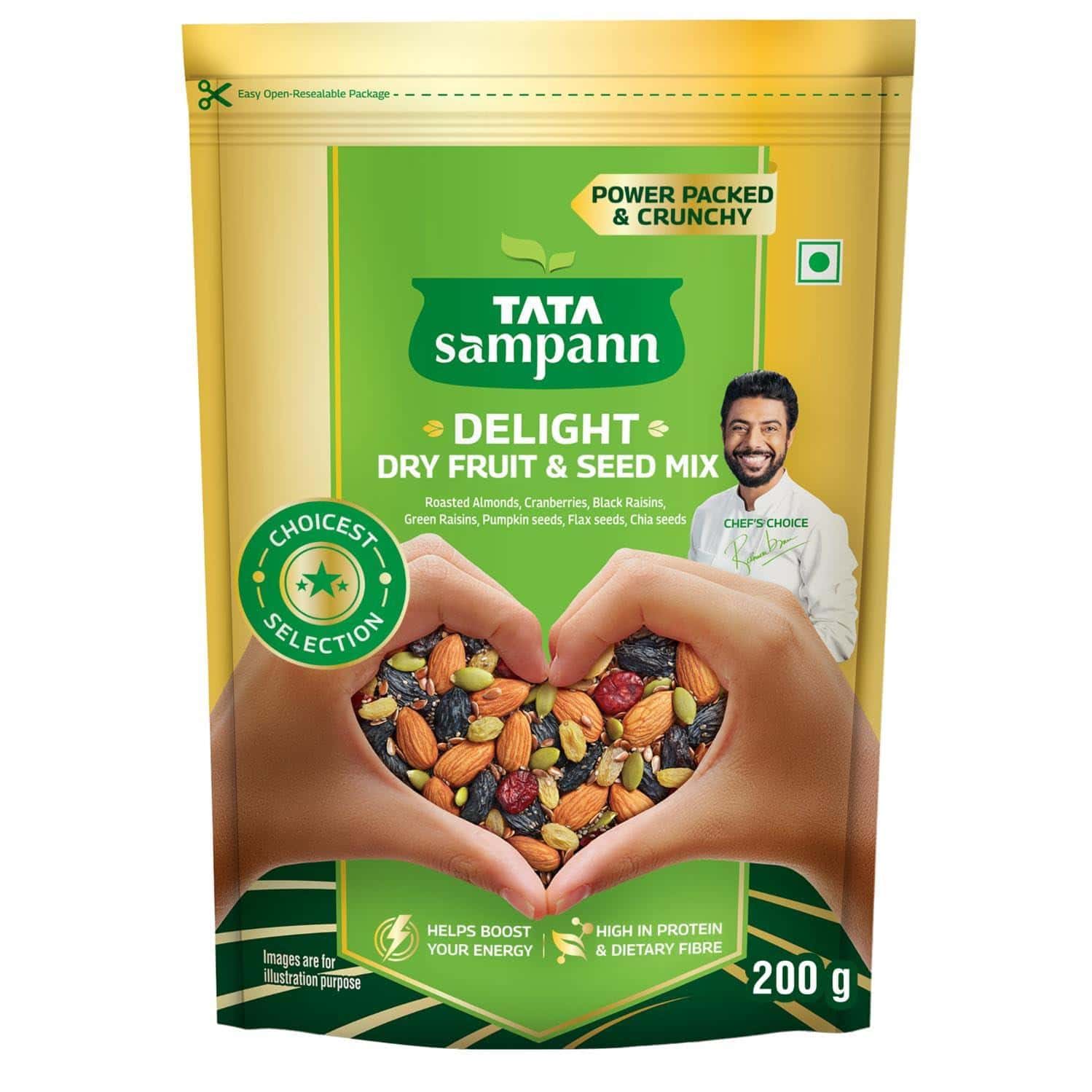Tata Sampann Delight Dry Fruits & Seeds Mix| 200g