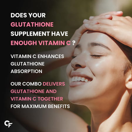 Carbamide Forte L Glutathione With Vitamin C & Amla Extract 1000mg Combi Pack Bottle Of 60 Tablets