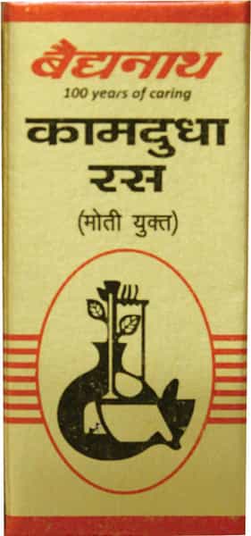 Baidyanath Asli Ayurved Kamdudha Ras (M.y) 10 Tablets (Pack Of 2)